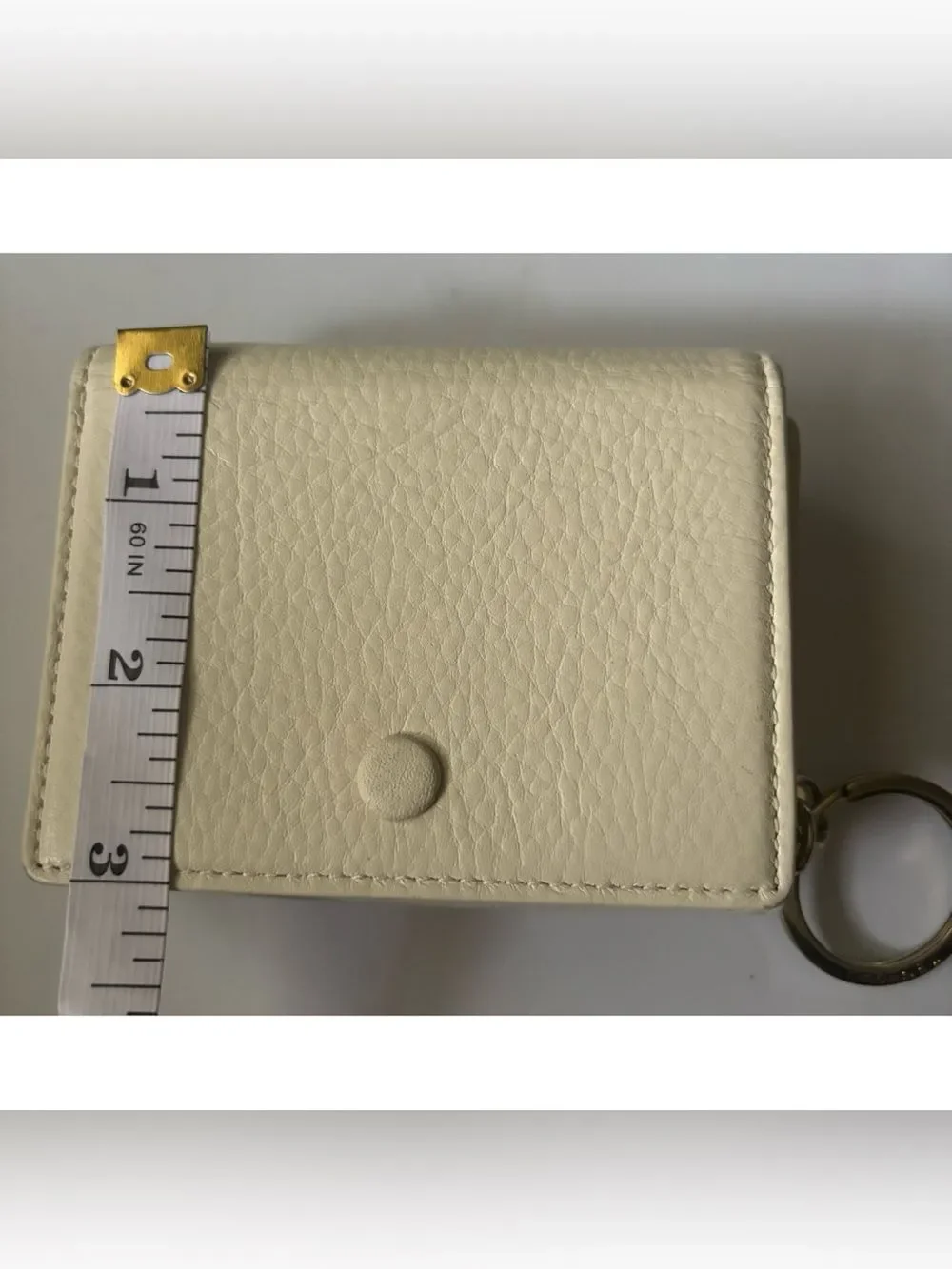 OAD New York Everywhere leather Mini Wallet in Oatmeal